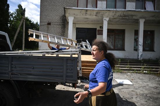 Russia Ukraine Military Operation Volunteers