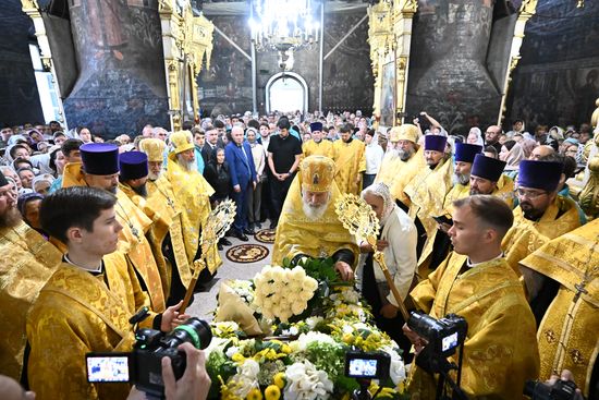 Russia Religion St Spyridon Relics