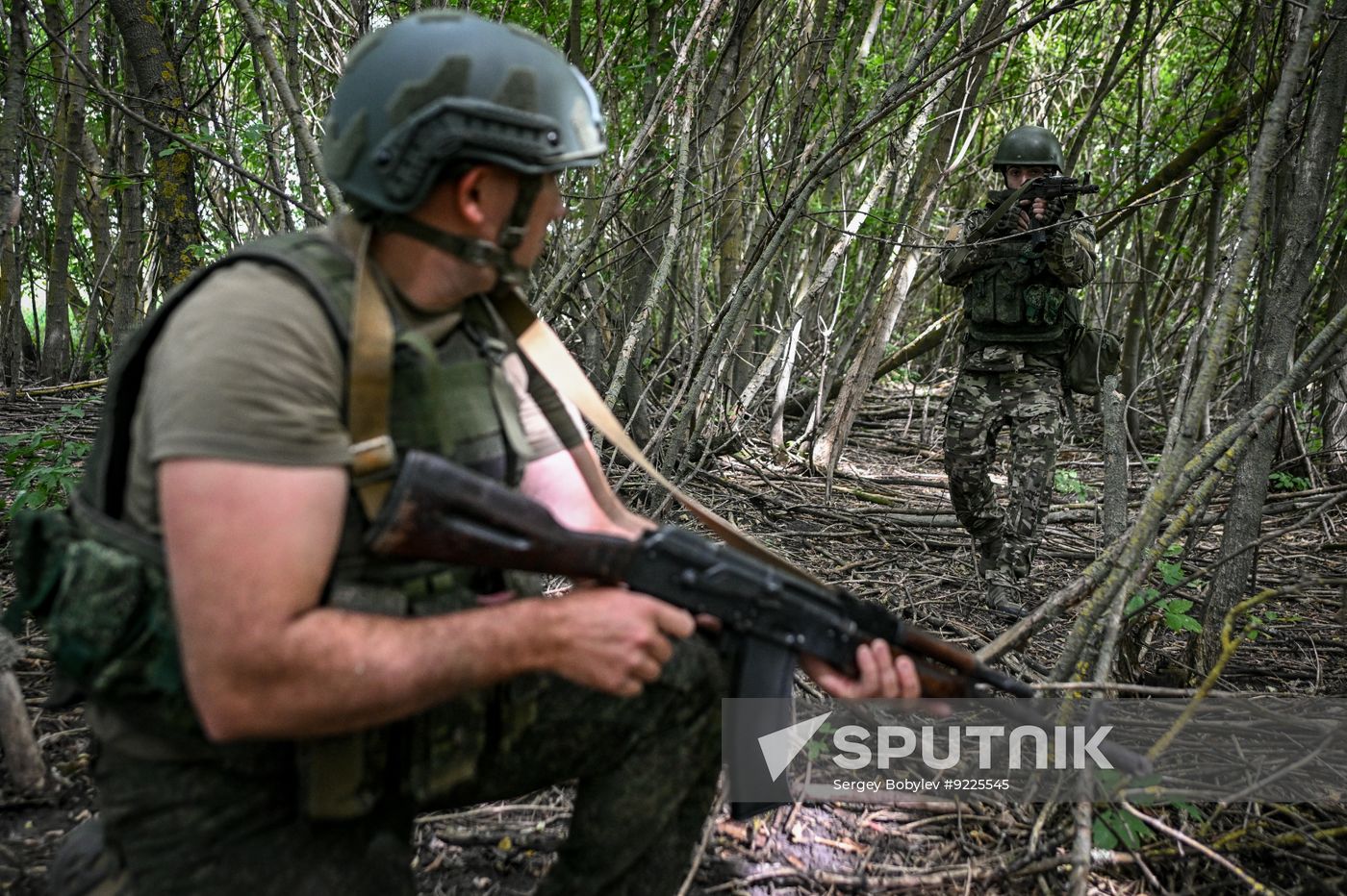 Russia Ukraine Military Operation Troops Training