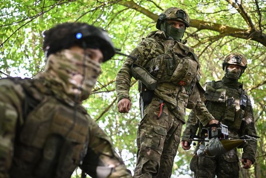 Russia Ukraine Military Operation Troops Training