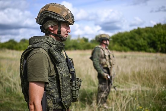 Russia Ukraine Military Operation Troops Training