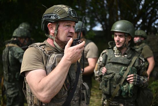 Russia Ukraine Military Operation Troops Training