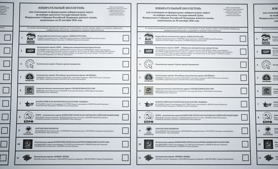 Russia Parliamentary Election Preparations