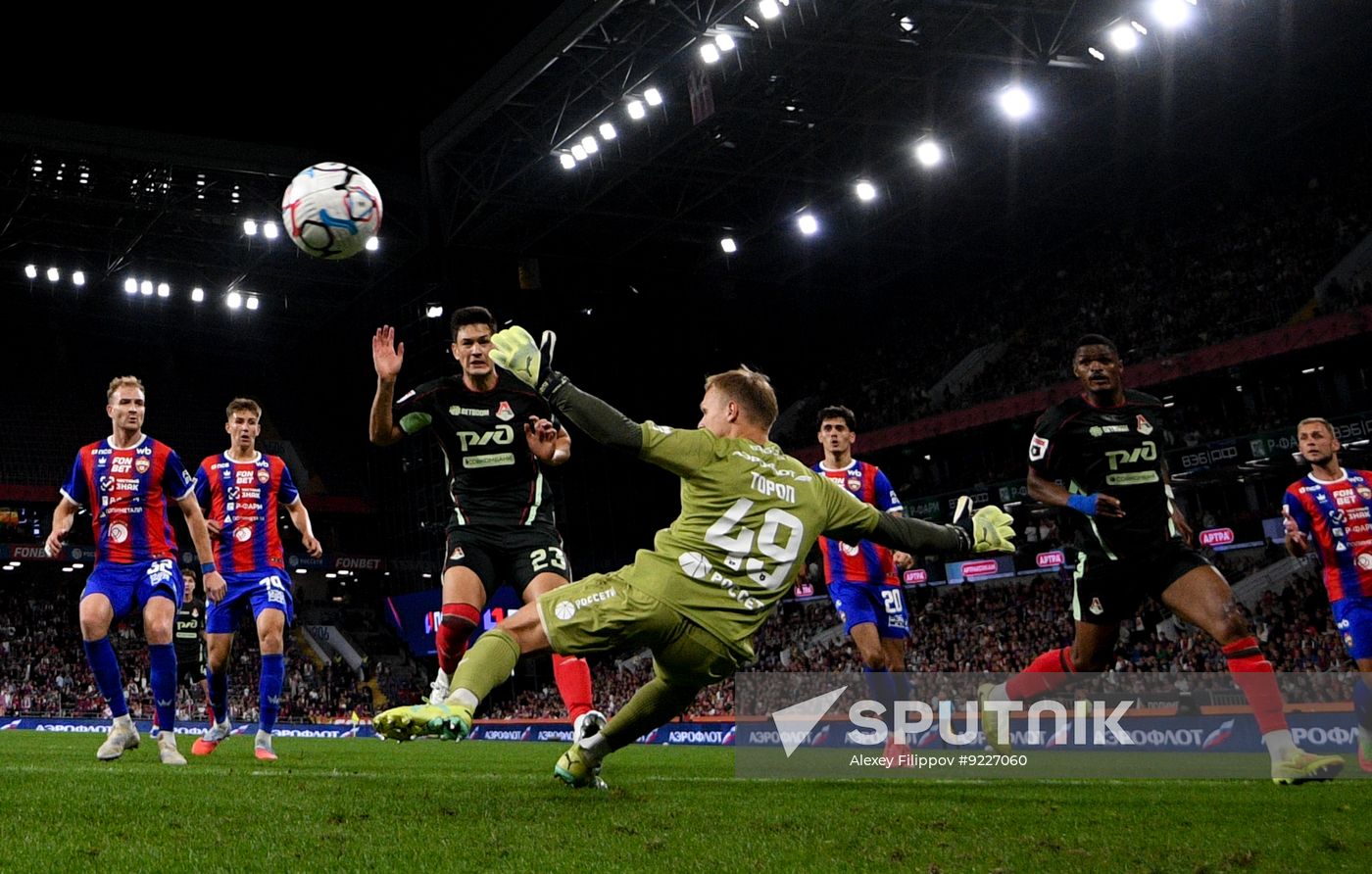 Russia Soccer Premier-League  CSKA - Lokomotiv