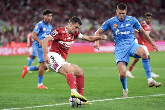 Russia Soccer Premier-League Spartak - Zenit