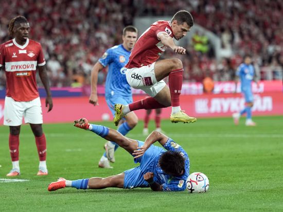 Russia Soccer Premier-League Spartak - Zenit