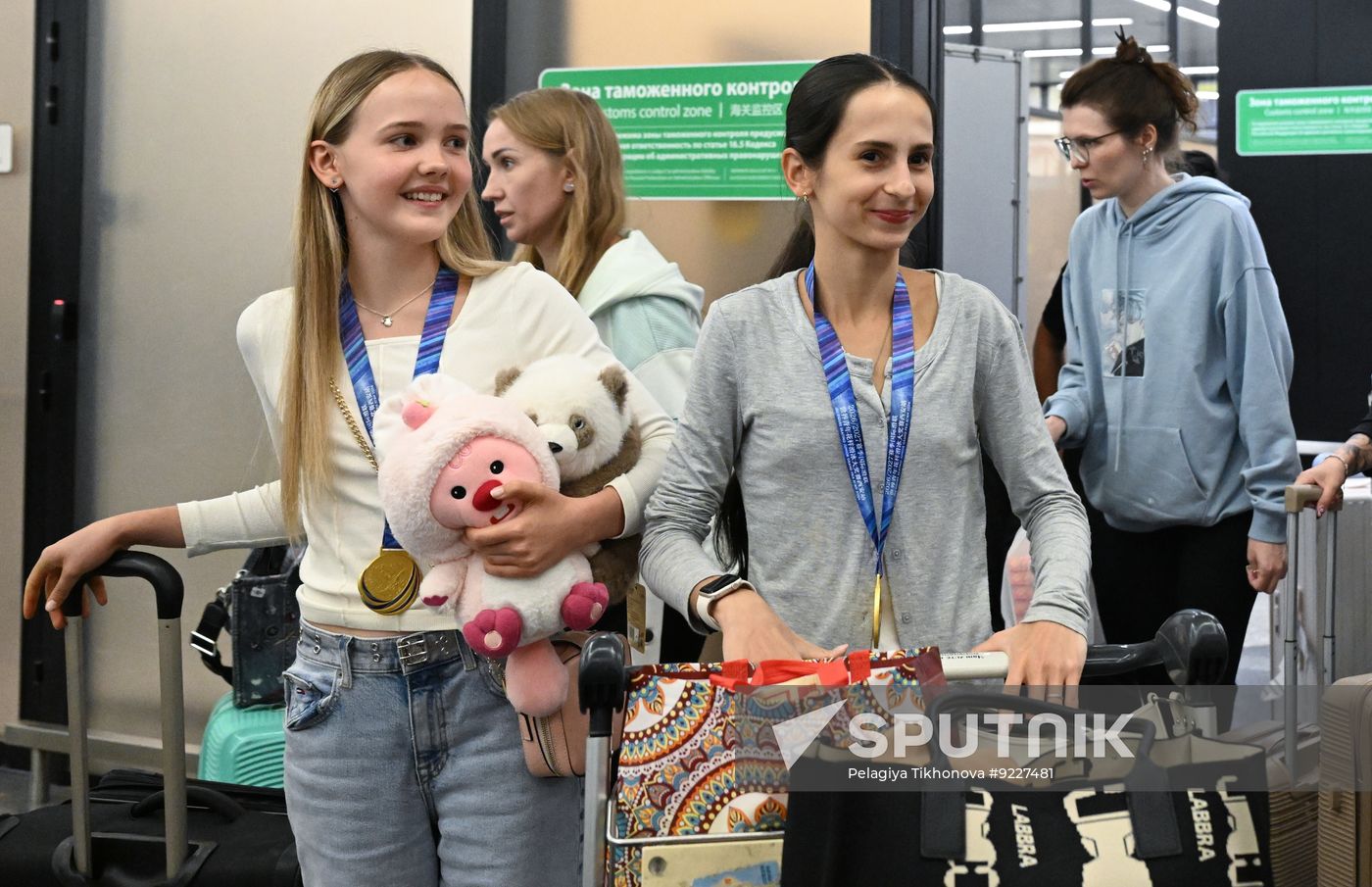 Russia Figure Skating Junior Grand Prix Team Arrival