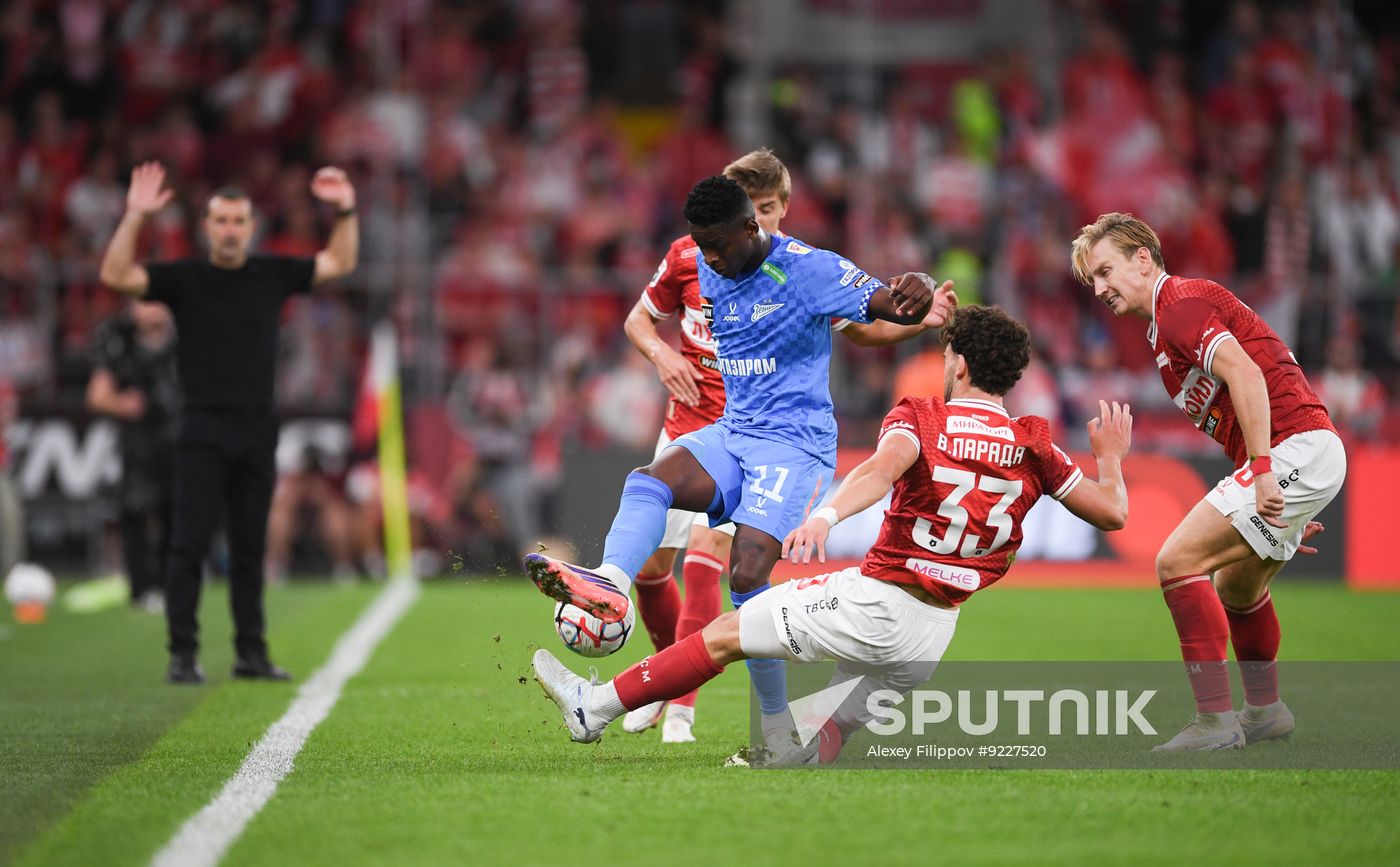 Russia Soccer Premier-League Spartak - Zenit