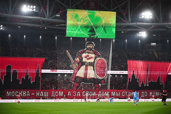 Russia Soccer Premier-League Spartak - Zenit