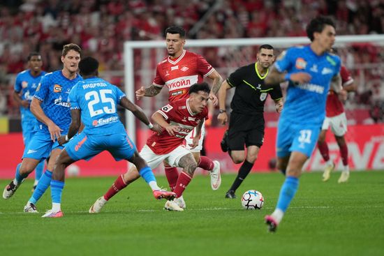 Russia Soccer Premier-League Spartak - Zenit