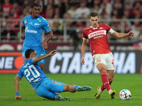 Russia Soccer Premier-League Spartak - Zenit