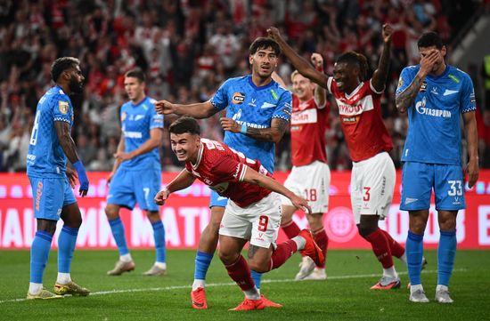 Russia Soccer Premier-League Spartak - Zenit