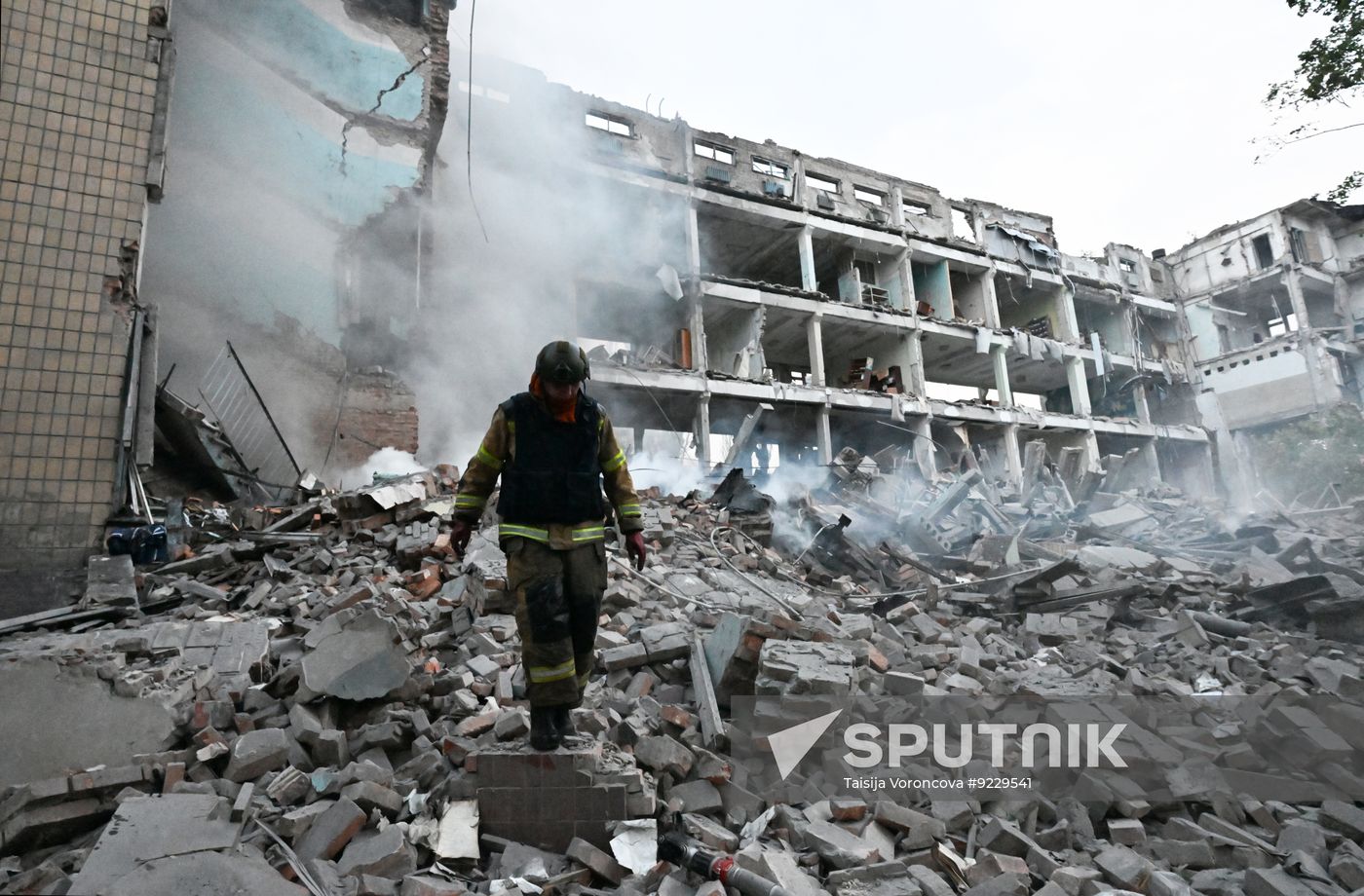 Russia Ukraine Military Operation Shelling