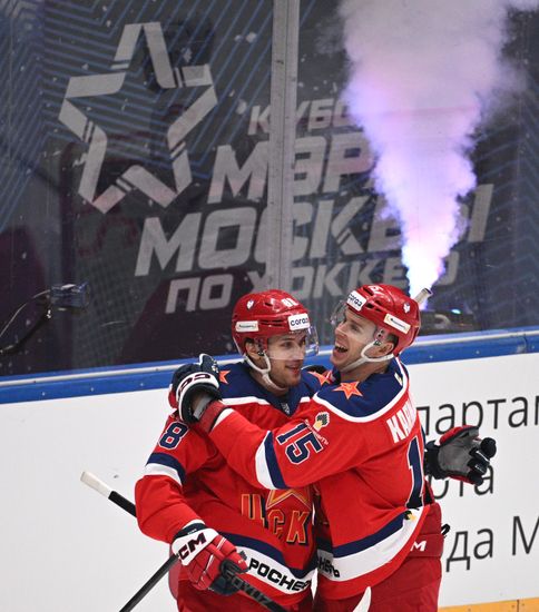 Russia Ice Hockey Moscow Mayor Cup CSKA - Spartak