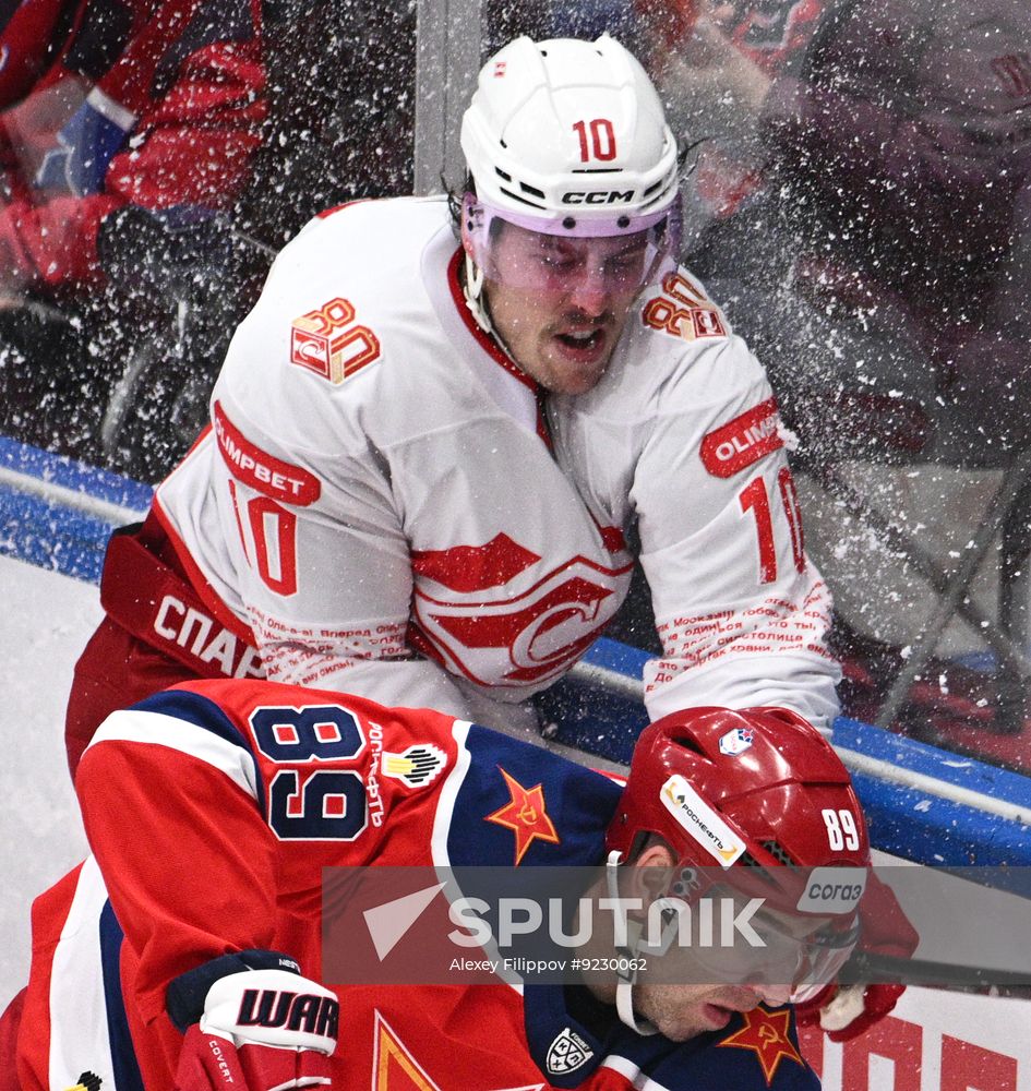 Russia Ice Hockey Moscow Mayor Cup CSKA - Spartak