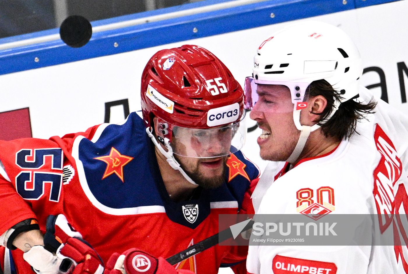 Russia Ice Hockey Moscow Mayor Cup CSKA - Spartak