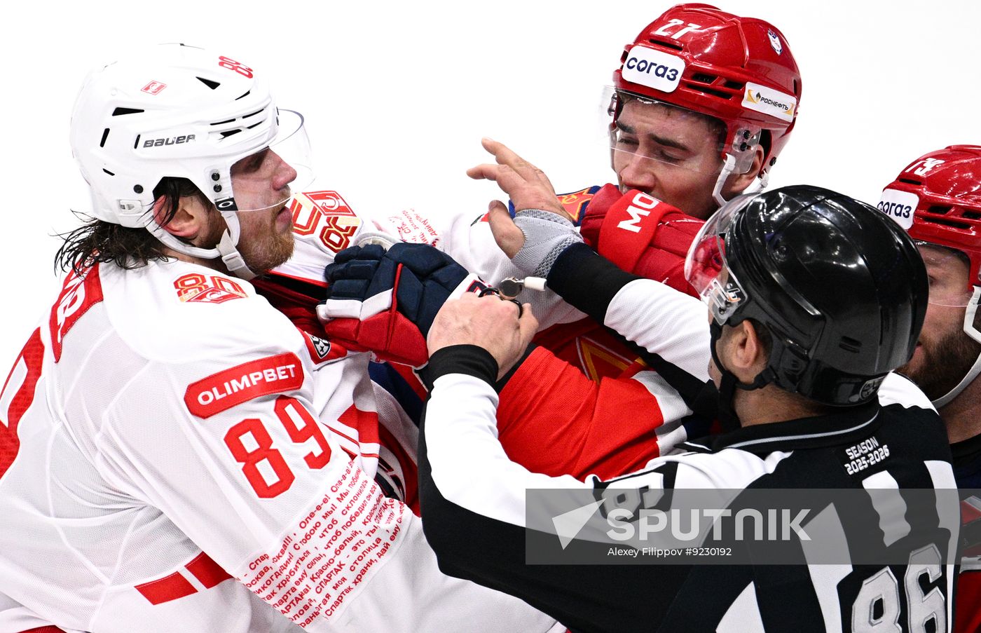 Russia Ice Hockey Moscow Mayor Cup CSKA - Spartak