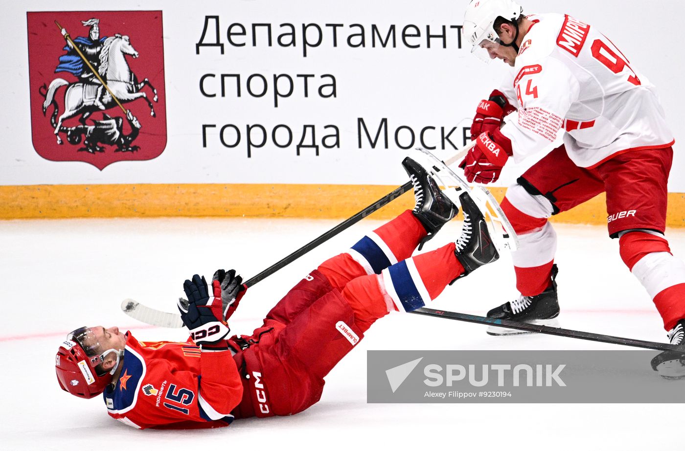Russia Ice Hockey Moscow Mayor Cup CSKA - Spartak