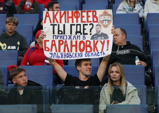 Russia Soccer Premier-League Akron - CSKA