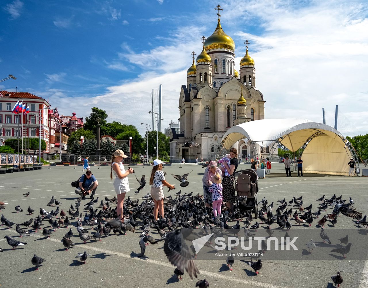 Russia Vladivostok Cityscapes