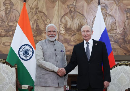 Kyrgyzstan Putin SCO Summit