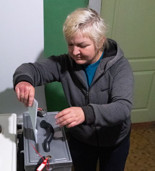 Russia Parliamentary Election Early Voting