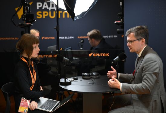 EEF-2026. RIA Novosti and Sputnik Radio stands