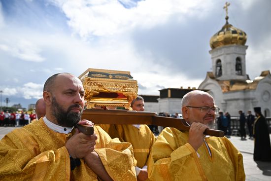 Russia Religion Moscow All Saints Feast