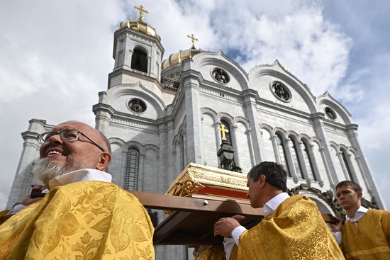 Russia Religion Moscow All Saints Feast