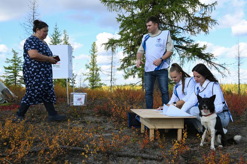 Russia Parliamentary Election Early Voting