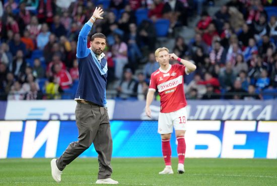 Russia Soccer Premier-League Dynamo - Spartak