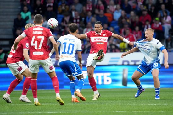 Russia Soccer Premier-League Dynamo - Spartak