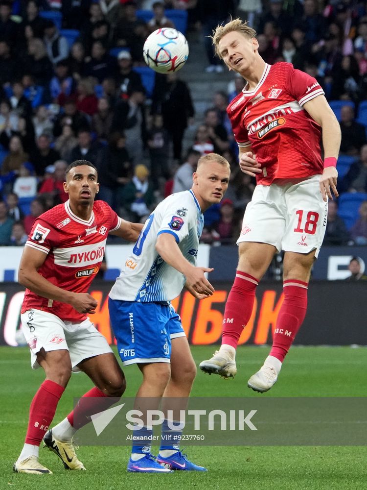 Russia Soccer Premier-League Dynamo - Spartak