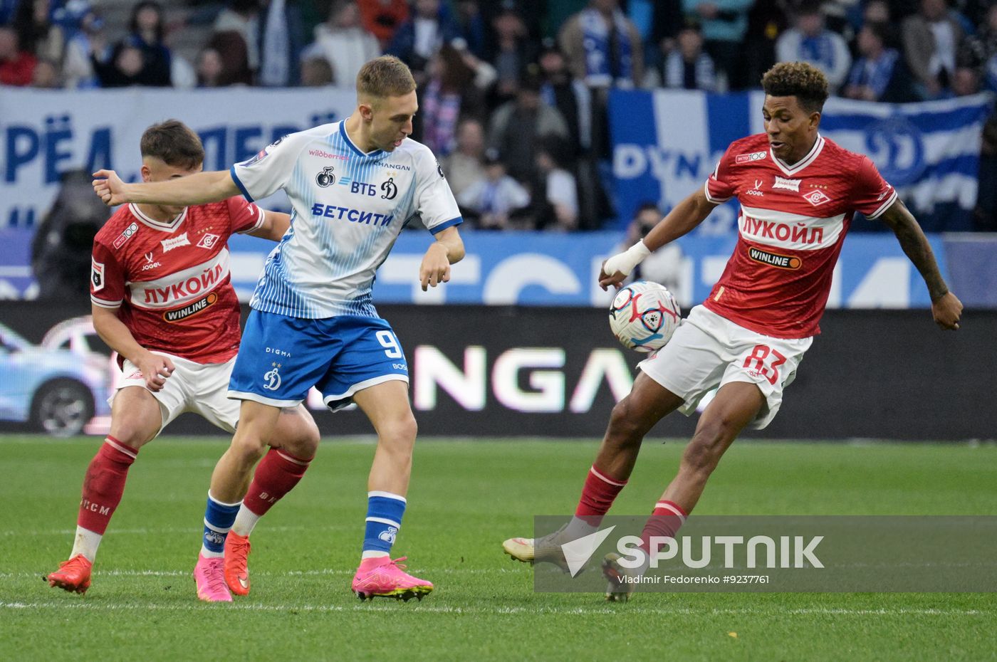 Russia Soccer Premier-League Dynamo - Spartak