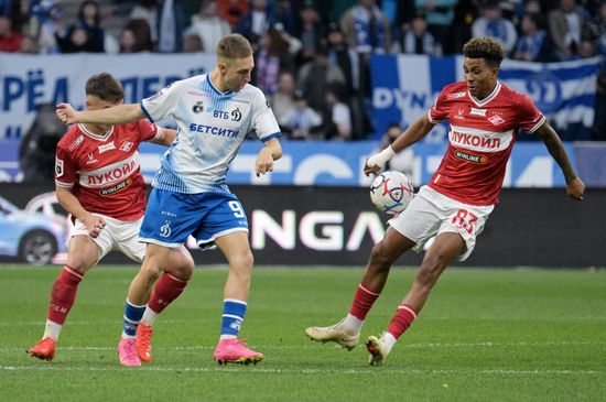 Russia Soccer Premier-League Dynamo - Spartak