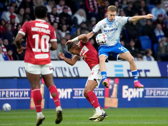Russia Soccer Premier-League Dynamo - Spartak