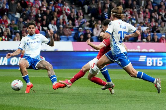 Russia Soccer Premier-League Dynamo - Spartak