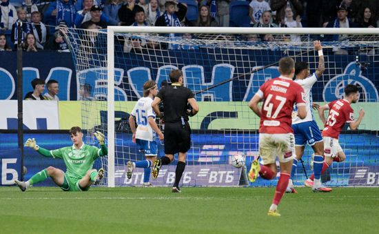 Russia Soccer Premier-League Dynamo - Spartak
