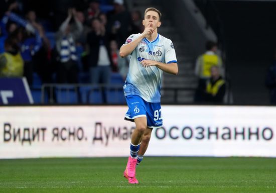Russia Soccer Premier-League Dynamo - Spartak