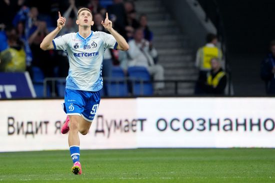 Russia Soccer Premier-League Dynamo - Spartak