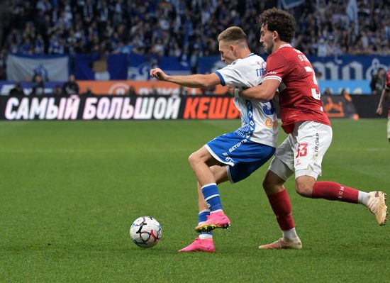 Russia Soccer Premier-League Dynamo - Spartak
