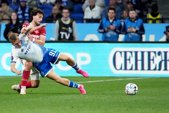 Russia Soccer Premier-League Dynamo - Spartak