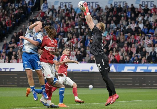 Russia Soccer Premier-League Dynamo - Spartak