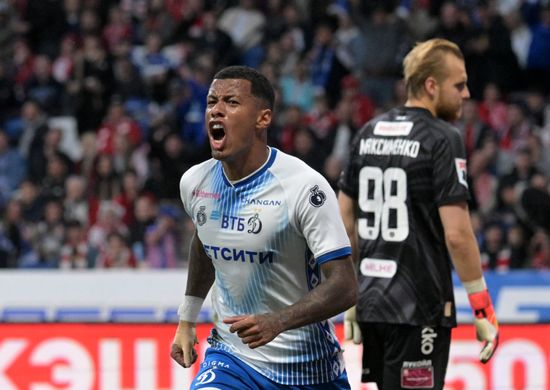 Russia Soccer Premier-League Dynamo - Spartak
