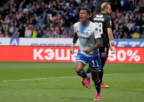 Russia Soccer Premier-League Dynamo - Spartak
