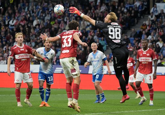 Russia Soccer Premier-League Dynamo - Spartak