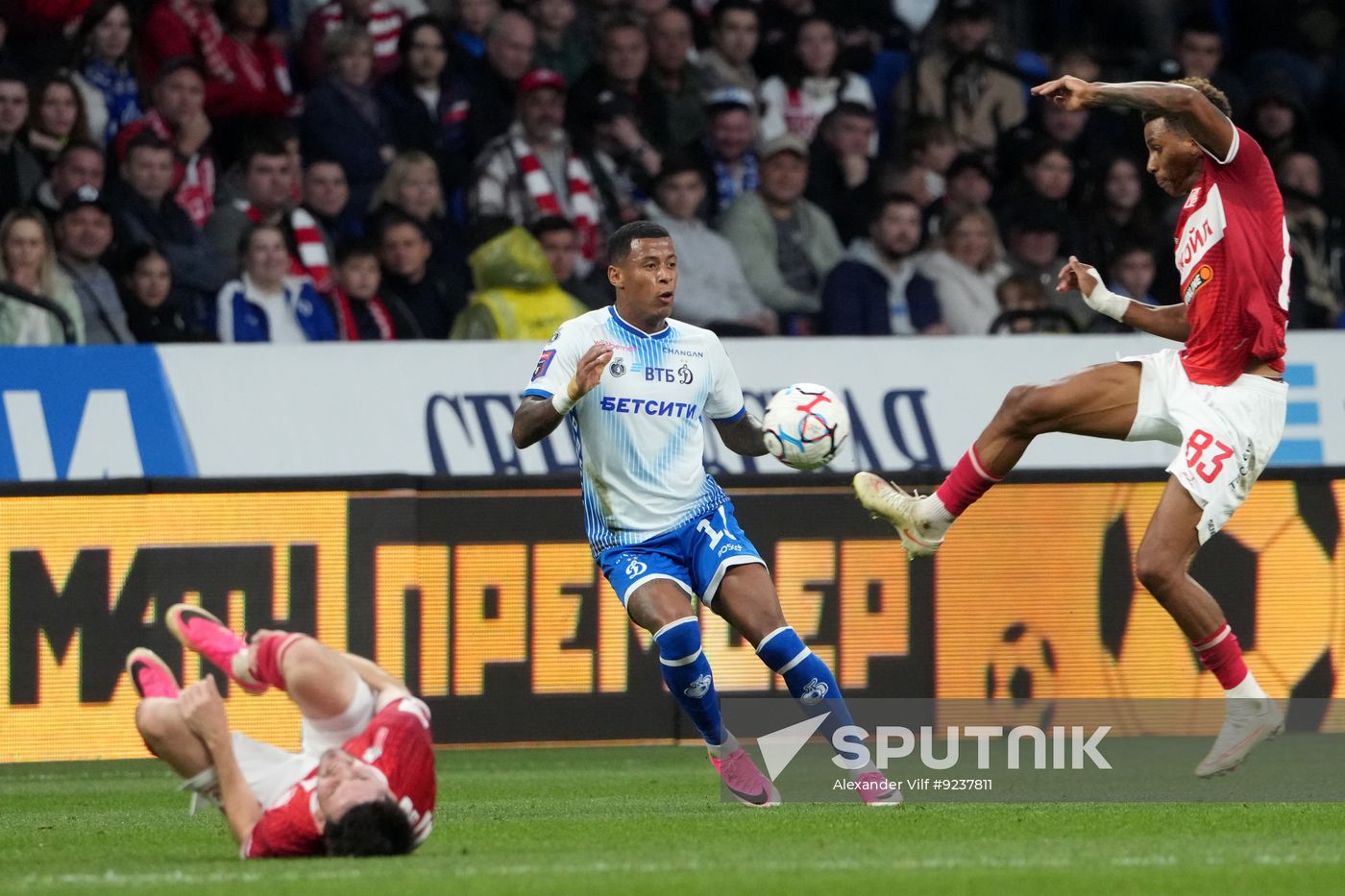 Russia Soccer Premier-League Dynamo - Spartak