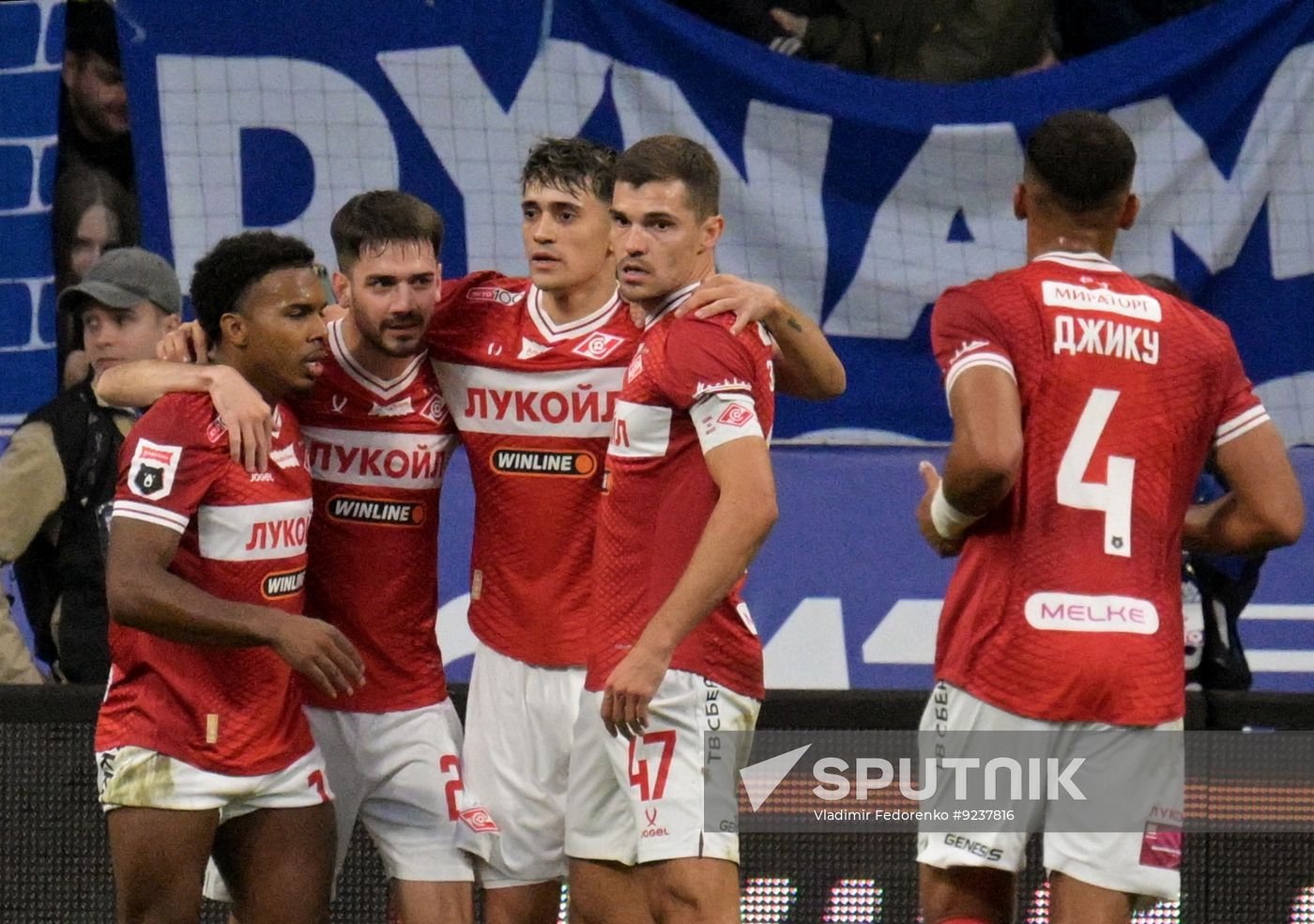 Russia Soccer Premier-League Dynamo - Spartak