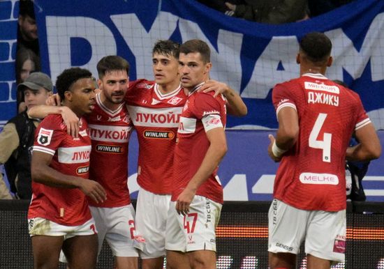 Russia Soccer Premier-League Dynamo - Spartak