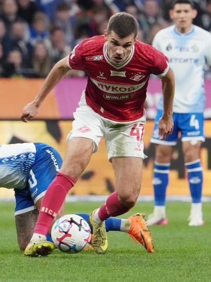 Russia Soccer Premier-League Dynamo - Spartak
